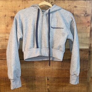 ThatsSoFetch Cropped Zip Up Jacket